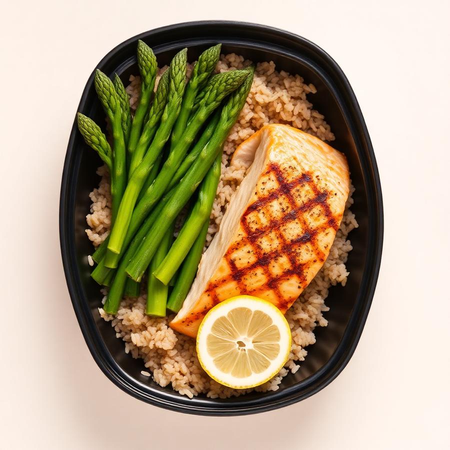 Lemon Salmon & Brown Rice